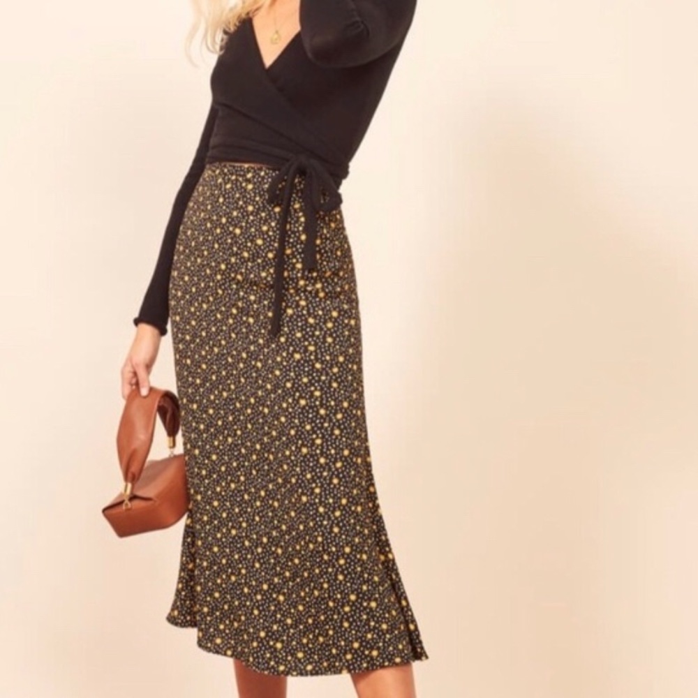 NWT reformation Carolina Bea skirt